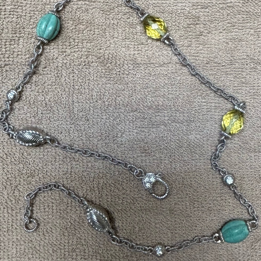 Authentic Judith Ripka Necklace 18”